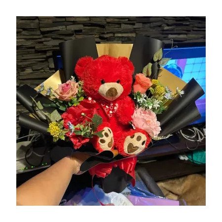 Elegant Teddy Bear Bouquet - 1 