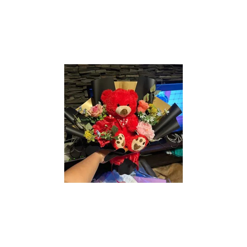 Elegant Teddy Bear Bouquet - 1 