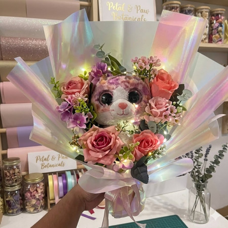 Colorful Plush Doll Bouquet