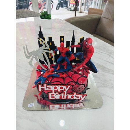 Σχέδιο τούρτας γενεθλίων με θέμα τον Spider-Man
