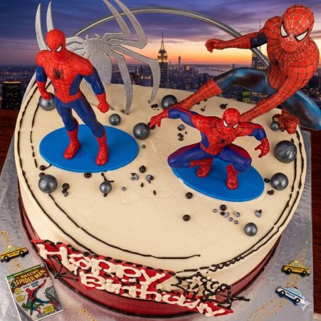 Επιλέξιμο Τοπ Κέικ | Στυλ Κόμικς Δράσης Spiderman