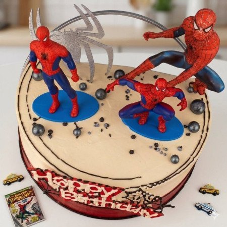 Επιλέξιμο Τοπ Κέικ | Στυλ Κόμικς Δράσης Spiderman