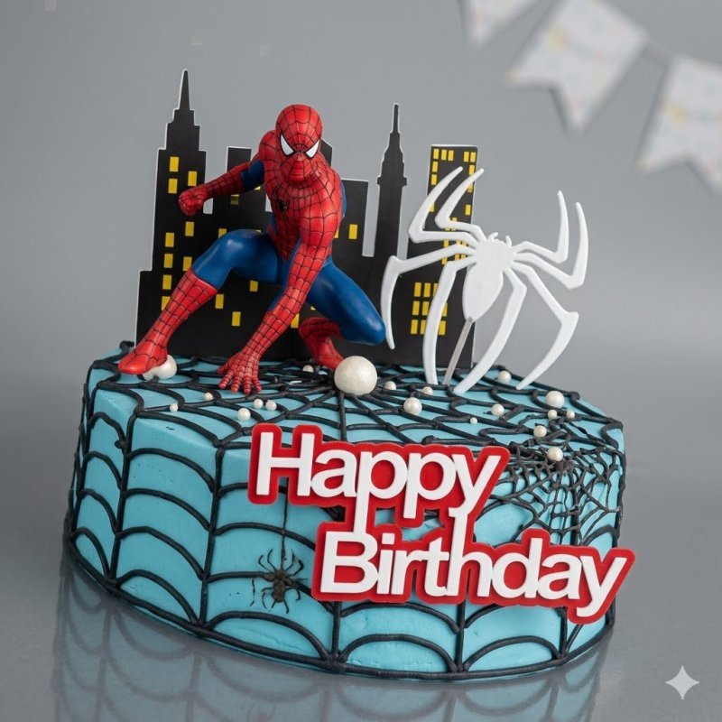 cake spiderman