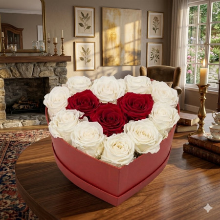 ROSE IN BOX 03 - 4 ROSE IN BOX 03: Elegante Rosen-Geschenkbox | Jetzt einkaufenEntdecken Sie die Eleganz von ROSE IN BOX 03. Per