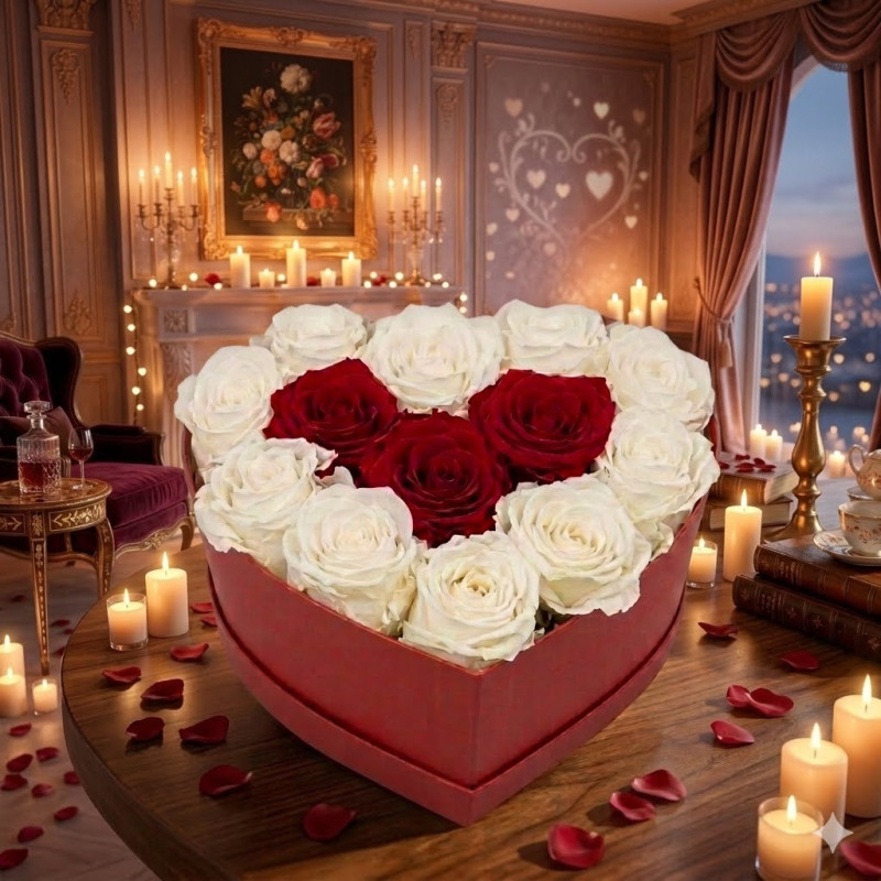 ROSE IN BOX 03 - 6 ROSE IN BOX 03: Elegante Rosen-Geschenkbox | Jetzt einkaufenEntdecken Sie die Eleganz von ROSE IN BOX 03. Per