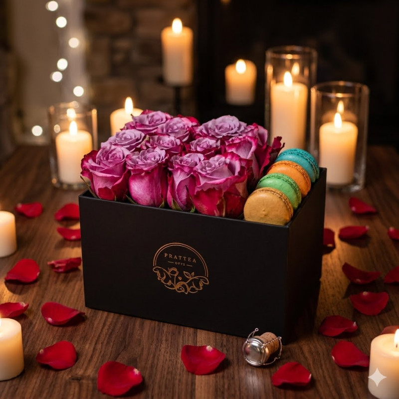 ROSE IN BOX 04 - 2 ROSE IN BOX 04 : Boîte Cadeau de Roses Élégante | Achetez MaintenantDécouvrez l'élégance de ROSE IN BOX 04. U