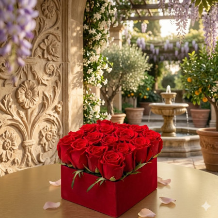 ROSE IN BOX 06 - 3 ROSE IN BOX 06: Elegante Rosen-Geschenkbox | Jetzt einkaufenEntdecken Sie die Eleganz von ROSE IN BOX 06. Per