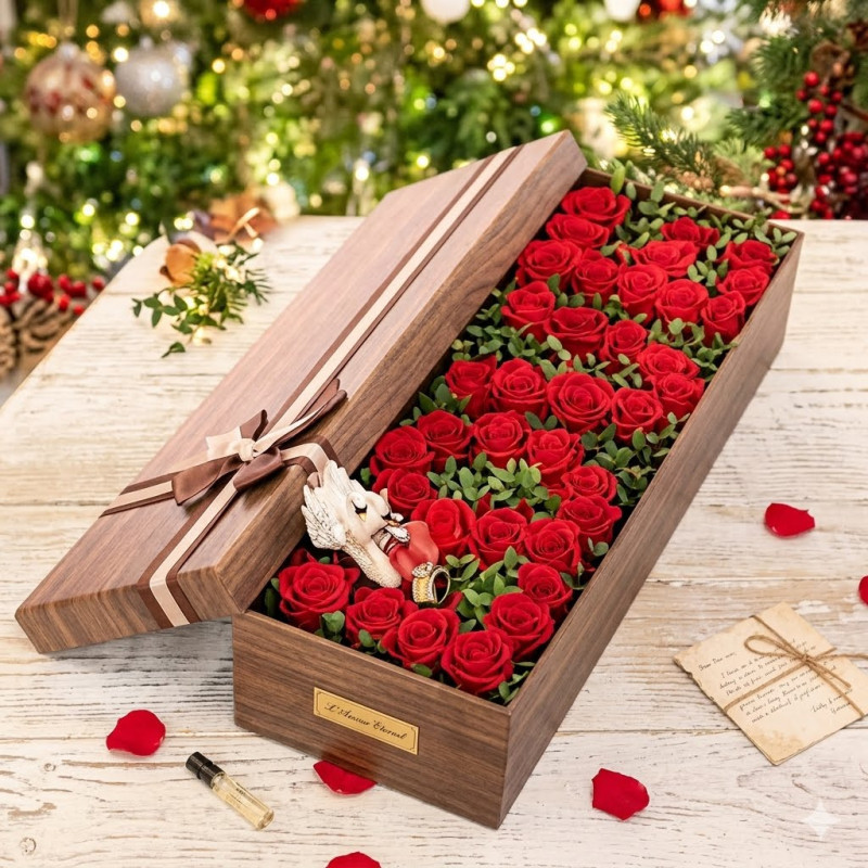 ROSE IN BOX 09 - 2 ROSE IN BOX 09: Elegant Rose Gift Box | Shop NowDiscover the elegance of ROSE IN BOX 09. Perfectly arranged r
