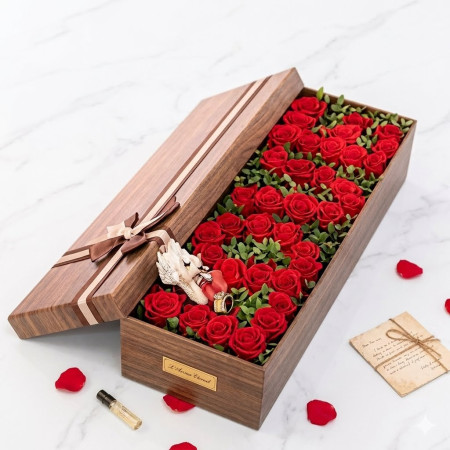ROSE IN BOX 09 - 3 ROSE IN BOX 09: Elegant Rose Gift Box | Shop NowDiscover the elegance of ROSE IN BOX 09. Perfectly arranged r