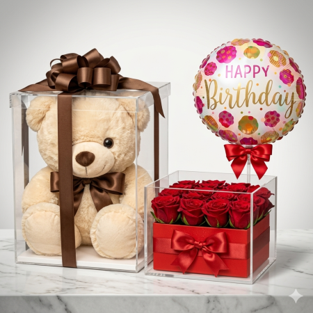 Luxury birthday gift set ensemble