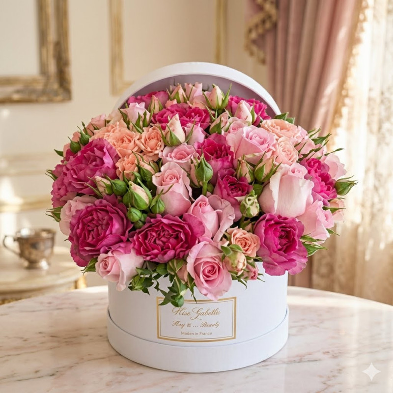 Roses in box Valentine day - 2 Roses in box Valentine day | Romantische GeschenkeÜberraschen Sie Ihre Liebsten an diesem Valenti