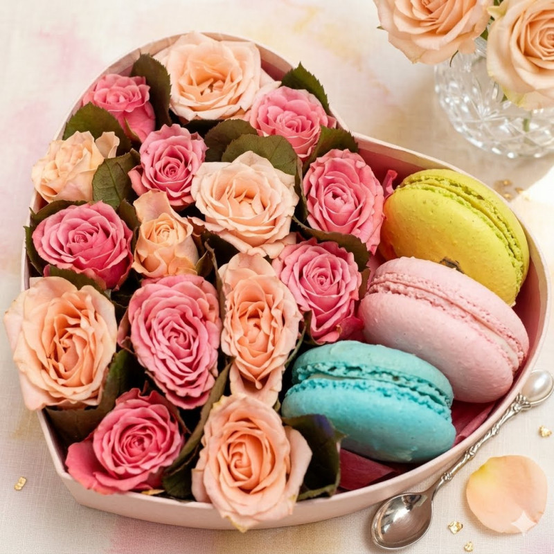 Pink roses in Valentine - 2 Roses Roses per al Dia de Sant Valentí | Compra araSorprèn la teva persona estimada aquest Dia de Sa