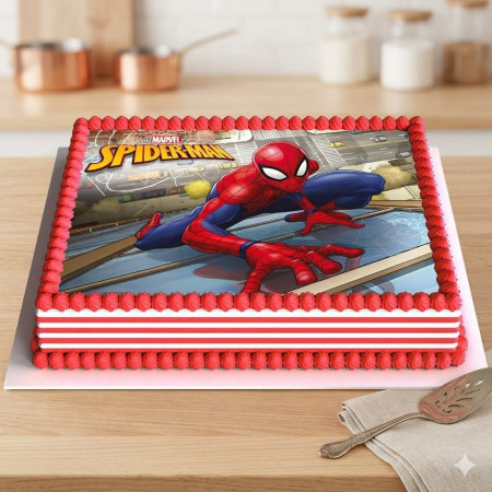 cake spiderman - 1 Spiderman Cake | Pastissos deliciosos per a nensDelicia el teu petit superheroi amb el nostre cake spiderman!