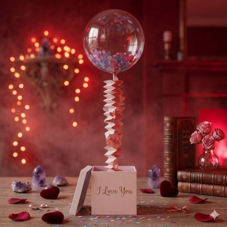 Personalized Money Pull Balloon in a Box | Shipping within Thailand