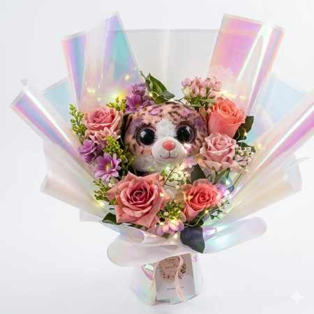 Colorful Plush Doll Bouquet – Unique Gift Idea