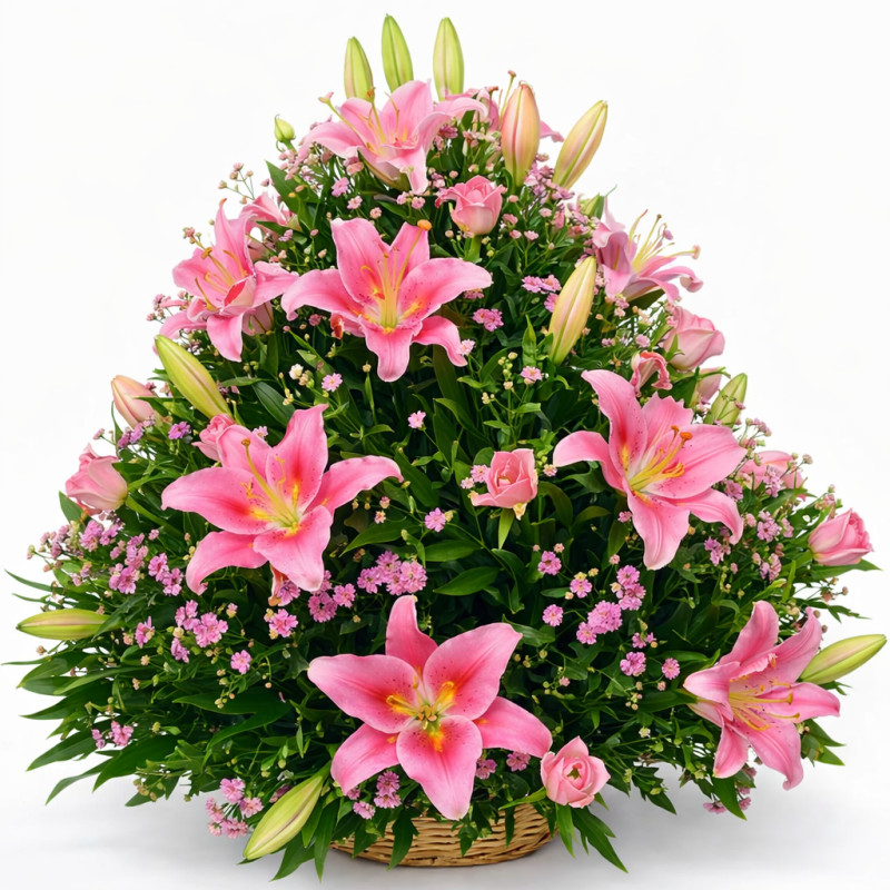 BASKET OF FLOWERS 18 - 8 Basket of Flowers 18 | Verse Bloemenbezorging