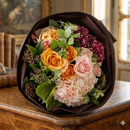 MIX SWEET CARNATION AND ROSE FLOWER 44 - 8 Mix Sweet Carnation & Rose Flowers | BukettUpptäck skönheten i vår MIX SWEET CARNATIO
