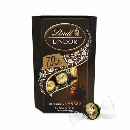 LINDOR CORNET DARK CHOC 70% 200G. - 1 