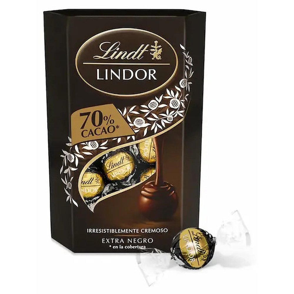 Caixa LINDOR DARK CHOC 70% 200G