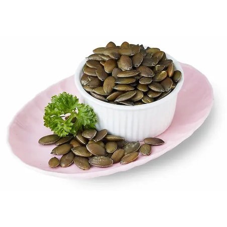 Rostade pumpafrön i ramekin