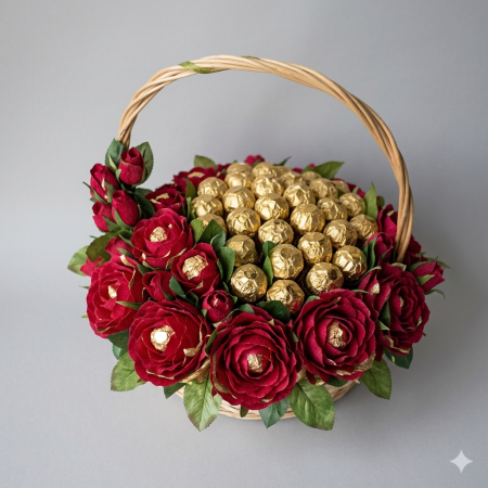  Chocolate & Rose Flower Arrangement 02– Luxury Delivery Pattaya Chocolate - Foto 9