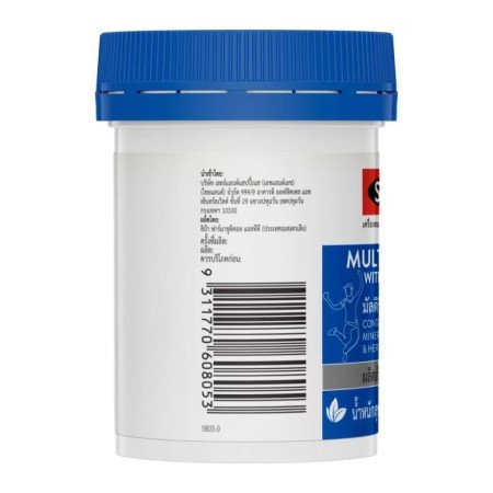 Flacon en plastique de supplément multivitaminé Swisse