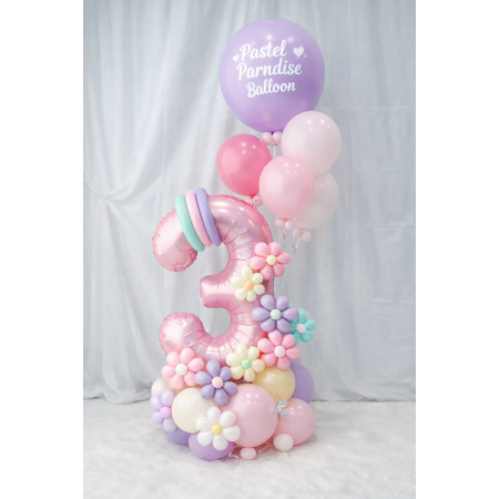 Pastel Paradise Balloon - 1