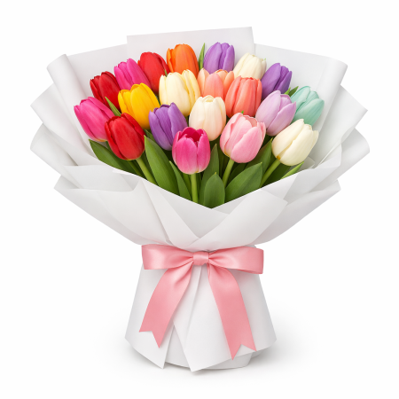 Mixed Tulip Bouquet 15