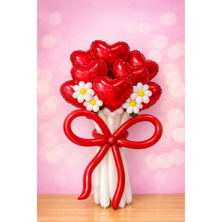  7 Hearts Balloon Bouquet BALLOONS - Foto 1
