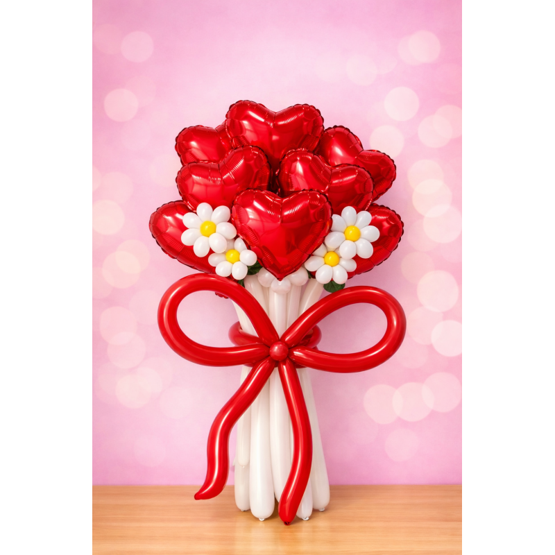  7 Hearts Balloon Bouquet BALLOONS - Foto 1