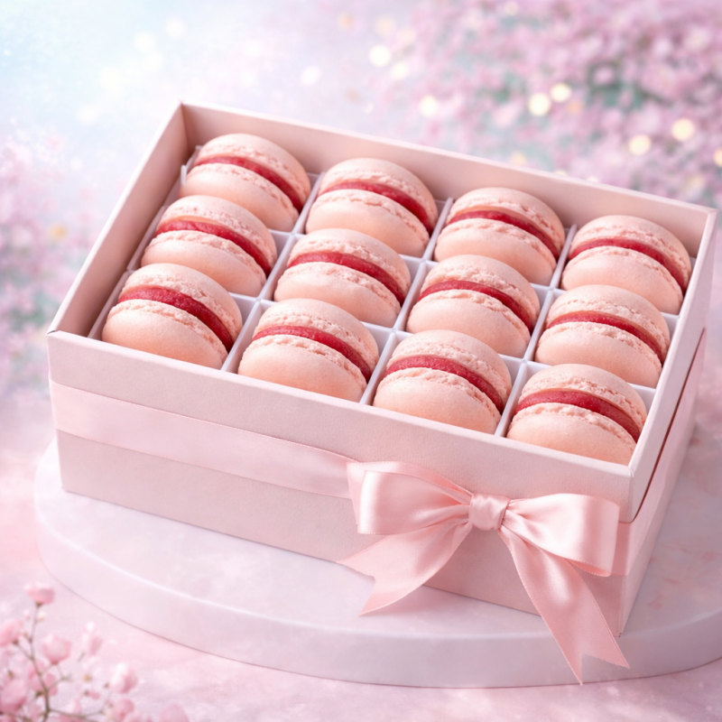 Pink Macaron Gift Box - 1 
