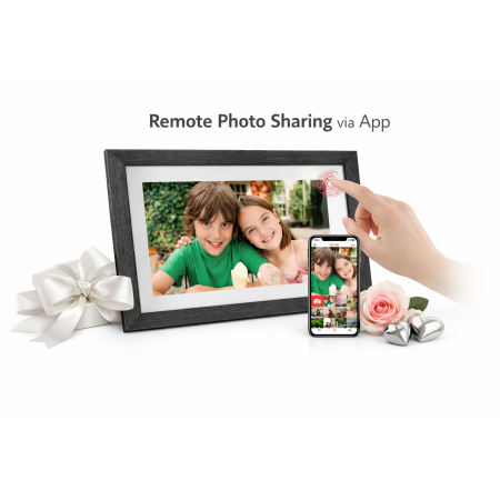  14″ Smart WiFi Photo Frame – IPS Touch, Remote Photo Sharing via App Electronics - Foto 1