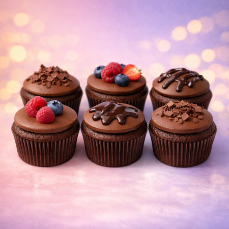 Chocolate Cupcakes Box - 1 