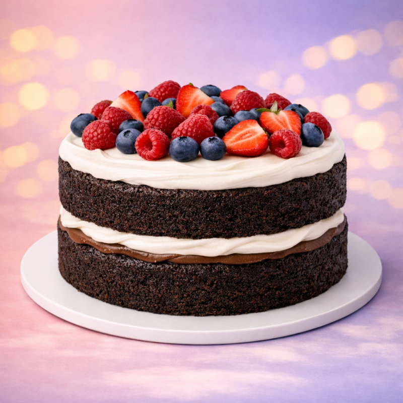 Decadent Chocolate Fudge Cake 1lb - 1 