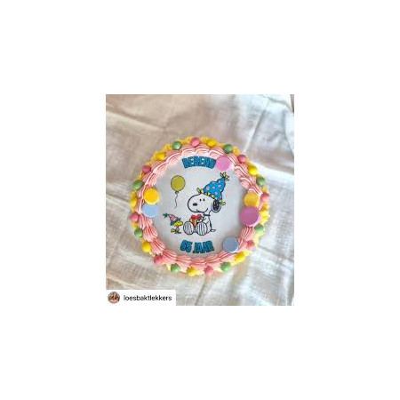 Snoopy Balloon Cake 1lb - 1 