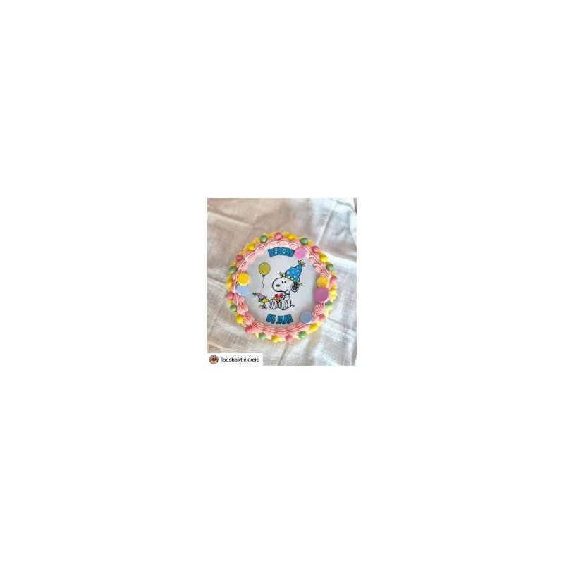 Snoopy Balloon Cake 1lb - 1 