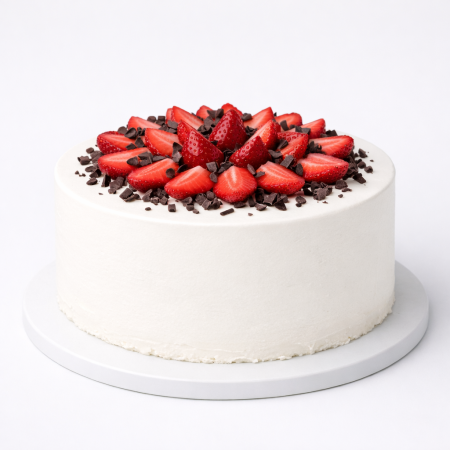 Vanilla Strawberry Cake 0.5lb - 1 
