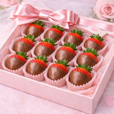 Chocolate Strawberries Box 12 - 1 