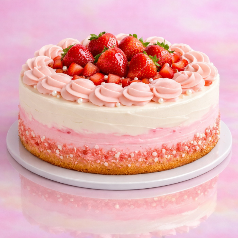 Strawberry Tres Leches Cake 3.25lb - 1 