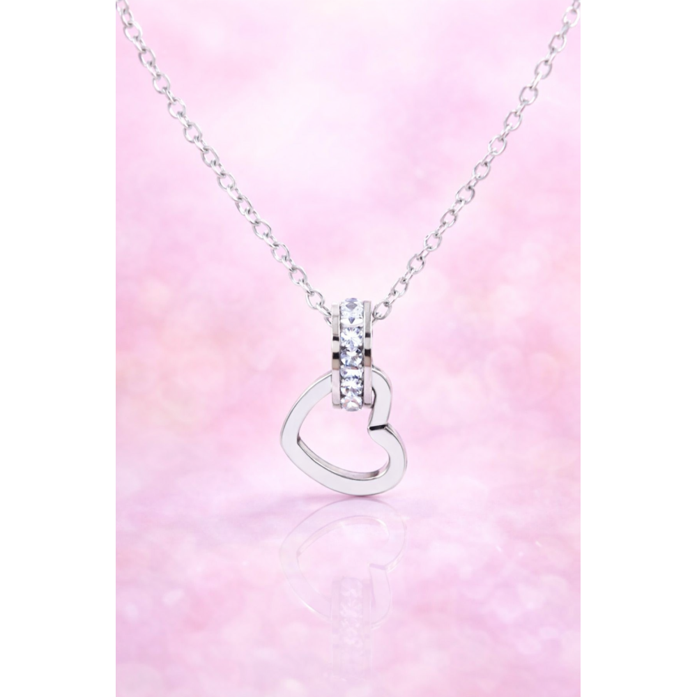 Sterling silver heart pendant necklace