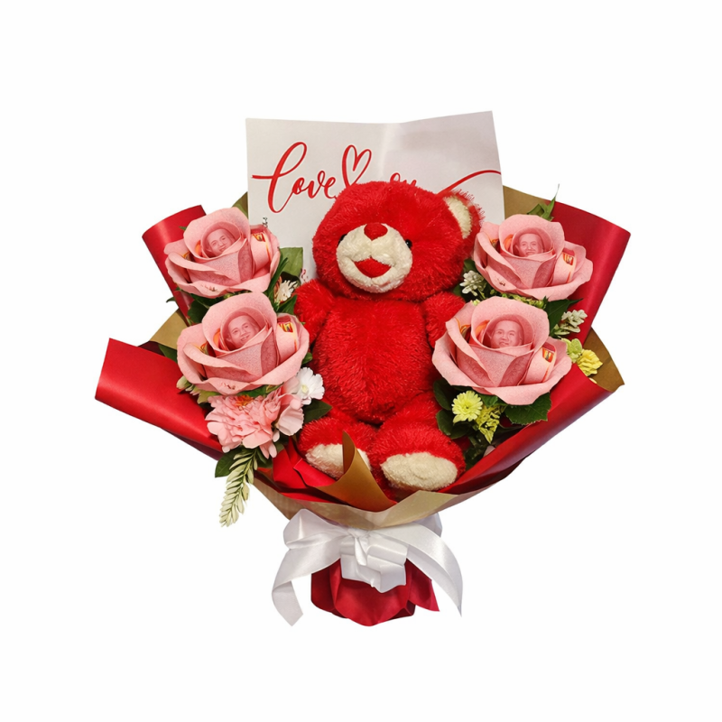 Graduation Teddy Bouquet - 1 