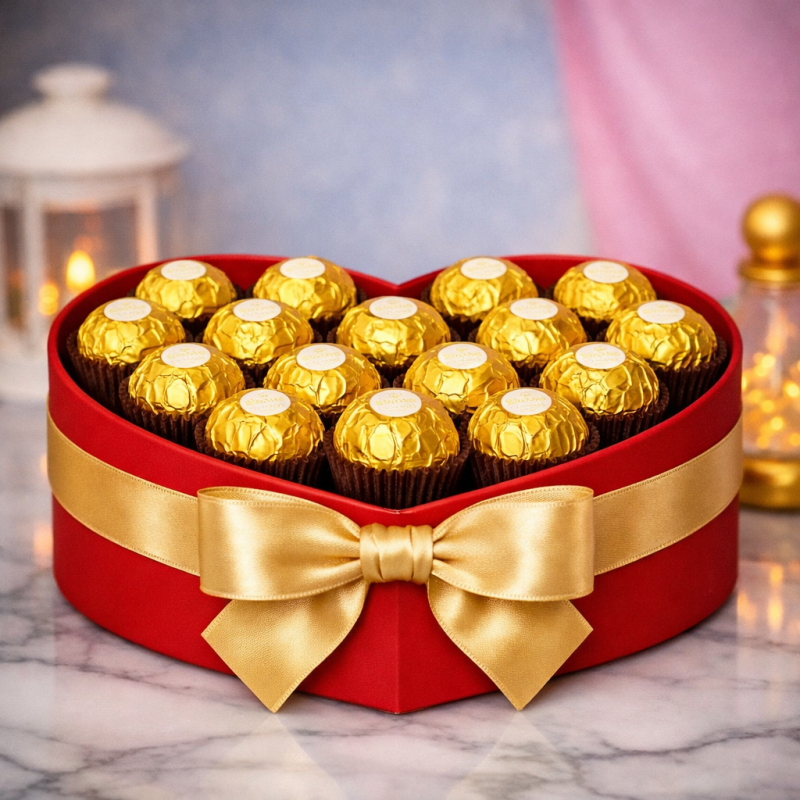 Red Heart Ferrero Gift Box - 1 