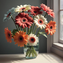 Vibrant Gerberas: Brighten Your Space with Colorful Blooms