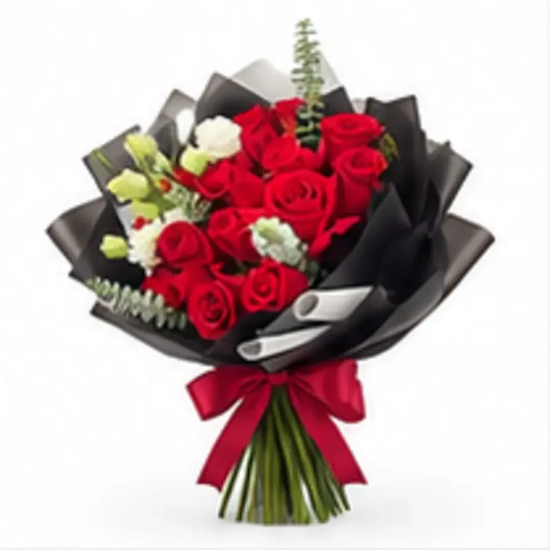 12 red Rose flowers| Pattaya Delivery - 360 degree view - frame 1 of 36