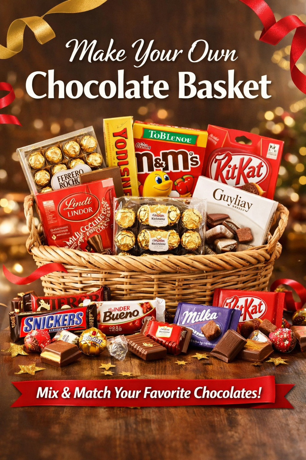 Make Your Own Chocolate Basket – Custom Gift Sets