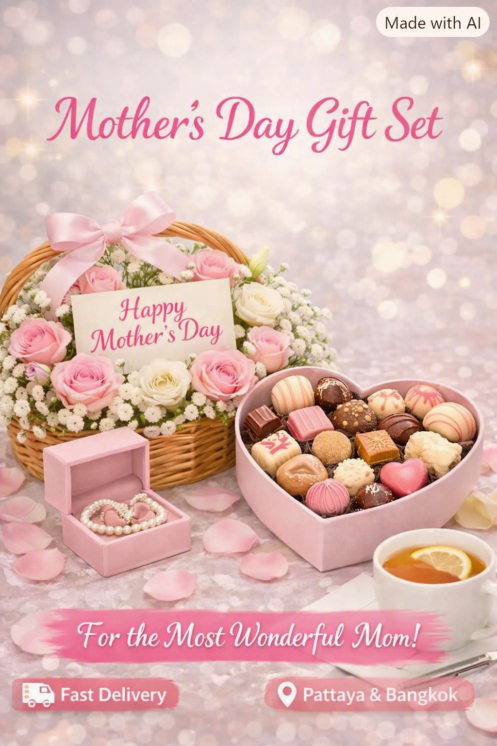 Mother’s Day Gift Set — Wishing Her a Beautiful Day